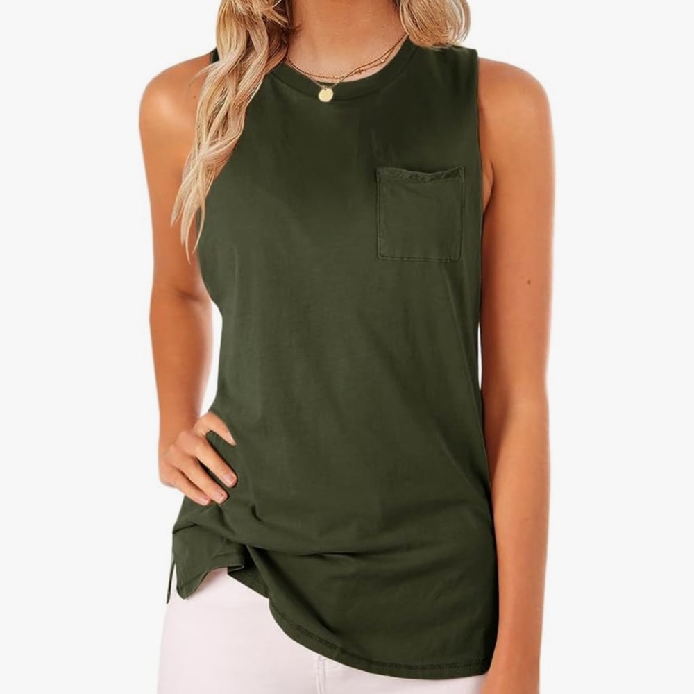 High neck tank top